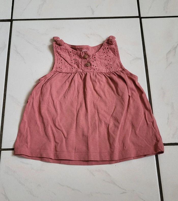 Haut/Chemise sans manche bébé fille - photo numéro 1