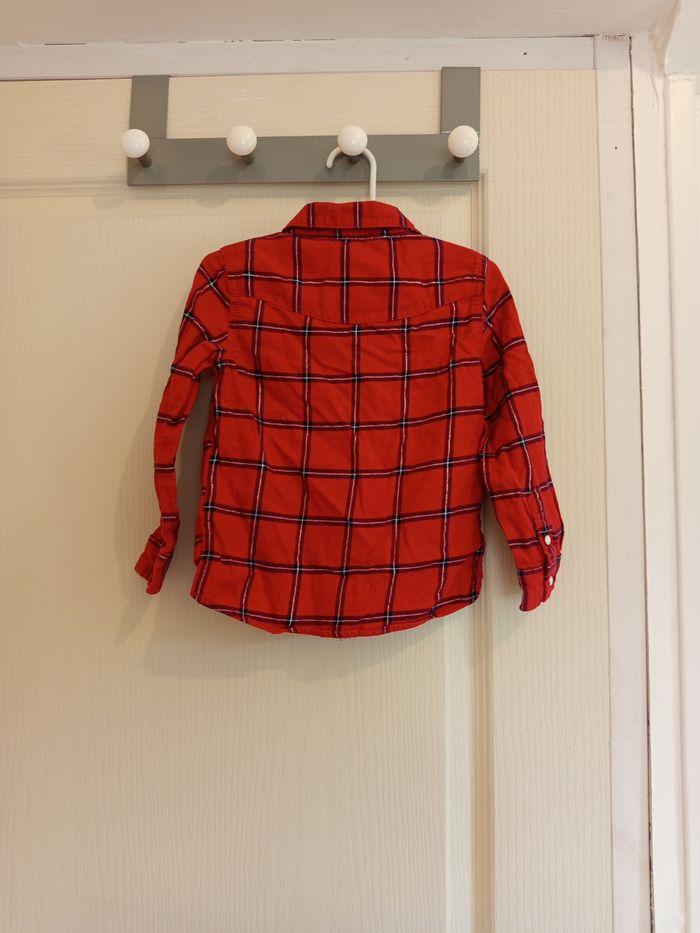 Chemise rouge Tissaia 4 ans - photo numéro 5