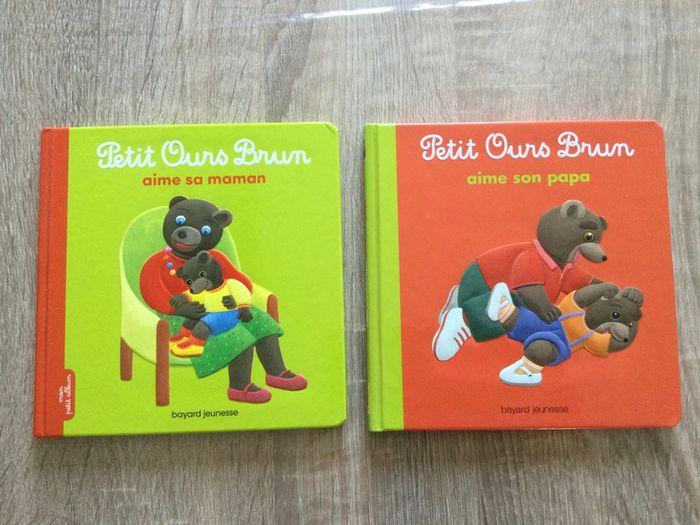 Lot 2 livres petit ours bruns - photo numéro 1