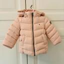 Magnifique doudoune veste duffle coat bébé fille 12 mois tommy hilfiger rose hiver