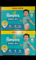 Lot de 2 paquets de couches Pampers taille 6