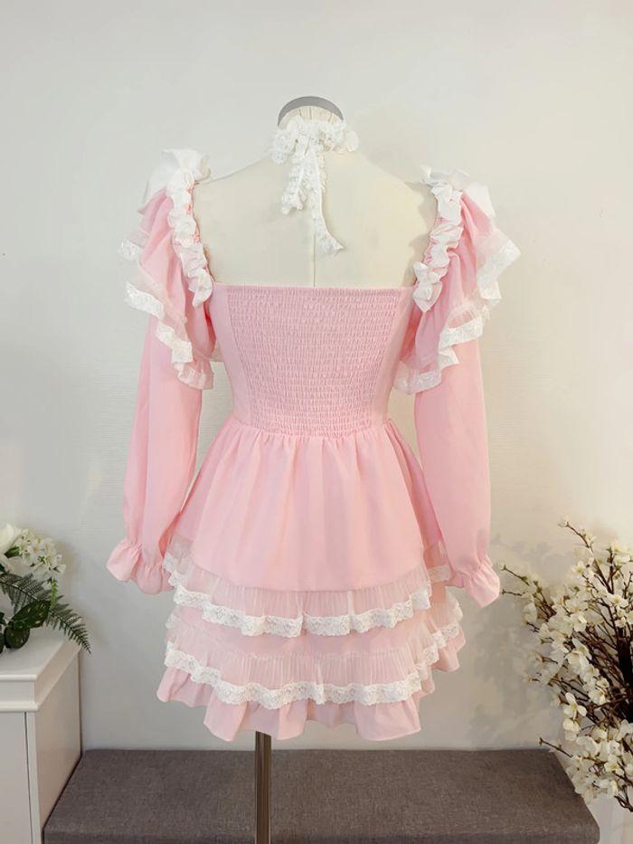 Robe Pink Princesse Barbie Lolita Cosplay Cute Kawaii - photo numéro 5