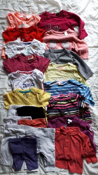 Lot de 14 tee-shirt + 7 pantalons /leggings 6 mois