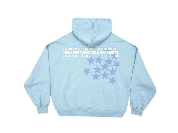 sweat à capuche taille L Astro Hoodie shady blue neuf - photo numéro 3