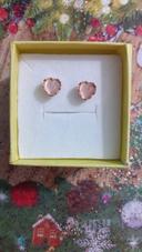 Boucles D'oreilles Opale rose