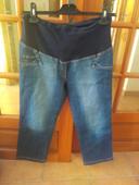 Pantacourt jean grossesse taille 36