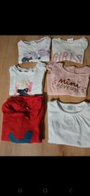 Lot de tee shirt manches longues