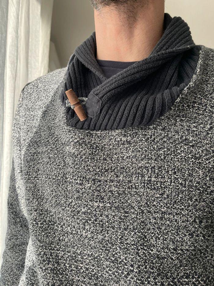 Pull Celio L gris bleu - photo numéro 4