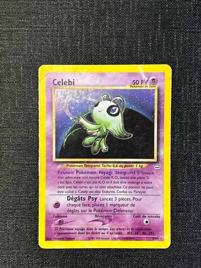 Carte Pokémon - Celebi Holo 3/64 Néo Revelation - photo numéro 1