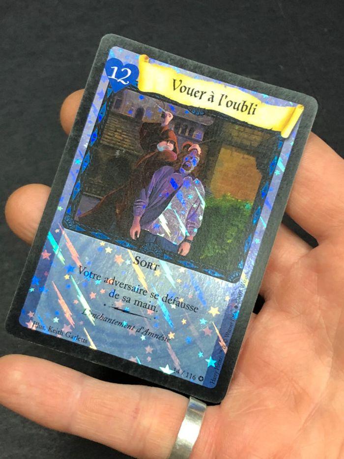 Carte Harry Potter Warner bros wizards tcg vouer à l’oubli 14/116 foil - photo numéro 2