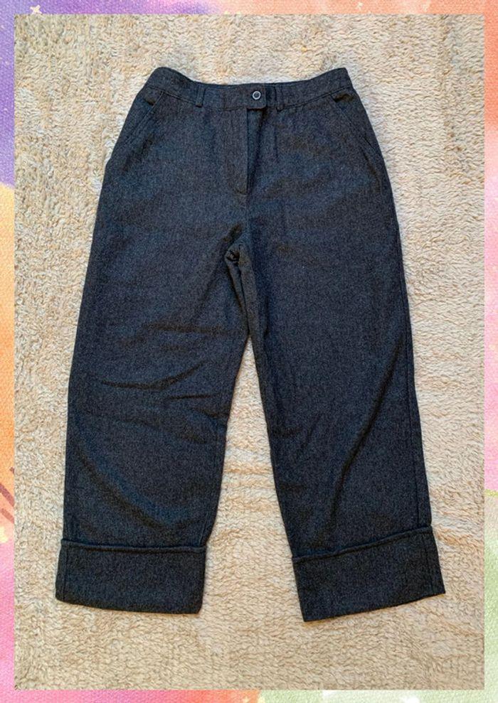 Pantalon 7/8 gris foncé - Orsay - Taille 38 - photo numéro 1