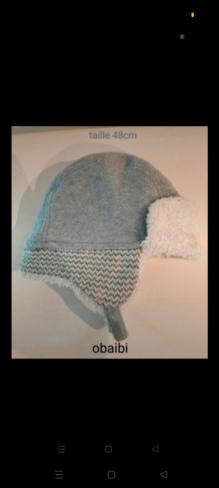 Chapka, bonnet,  chaud 
 48 cm Obaibi