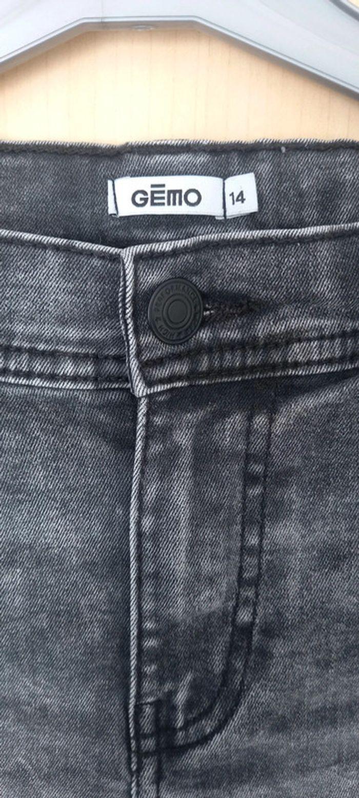 Jeans garçon gris chiné. Gemo - photo numéro 3