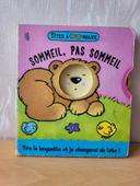 Livre carton bébé - Sommeil pas sommeil