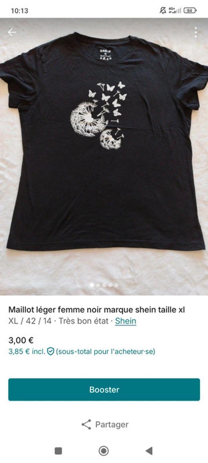 Lot de tee shirt femme désigne neuf taille xl marque shein - photo numéro 6