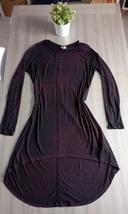 Longue robe noire / bordeaux