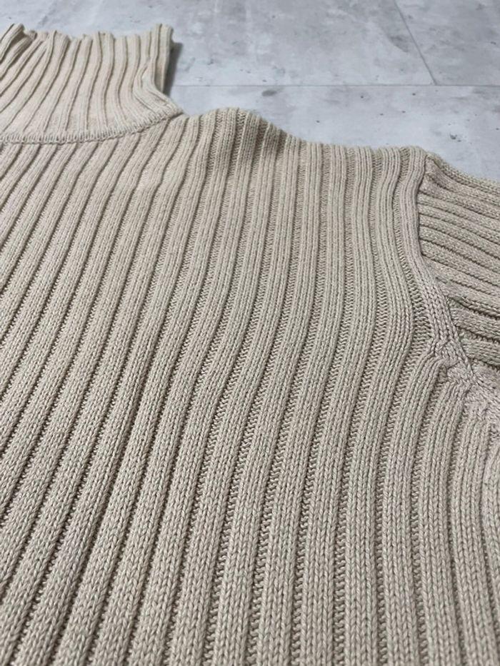 Pull col roulé beige homme - photo numéro 3