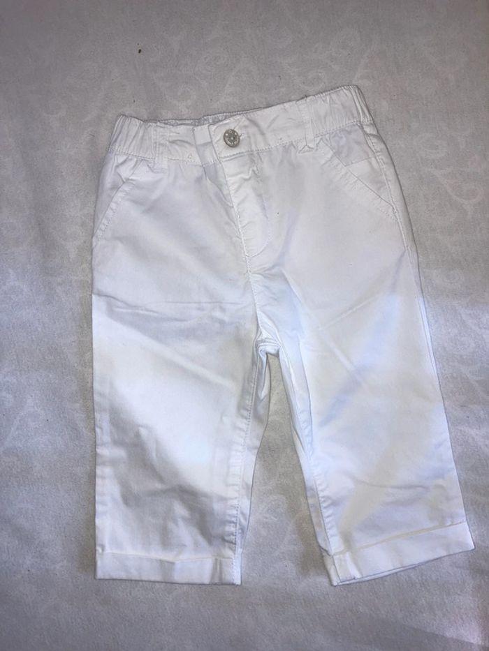 Pantalon blanc sergent major - photo numéro 1