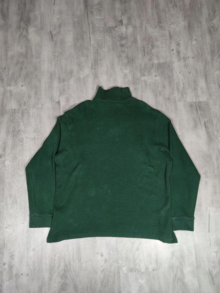 Pull Half Zip Ralph Lauren Vert Sapin Brodé Violet Taille 2XL Homme - photo numéro 11