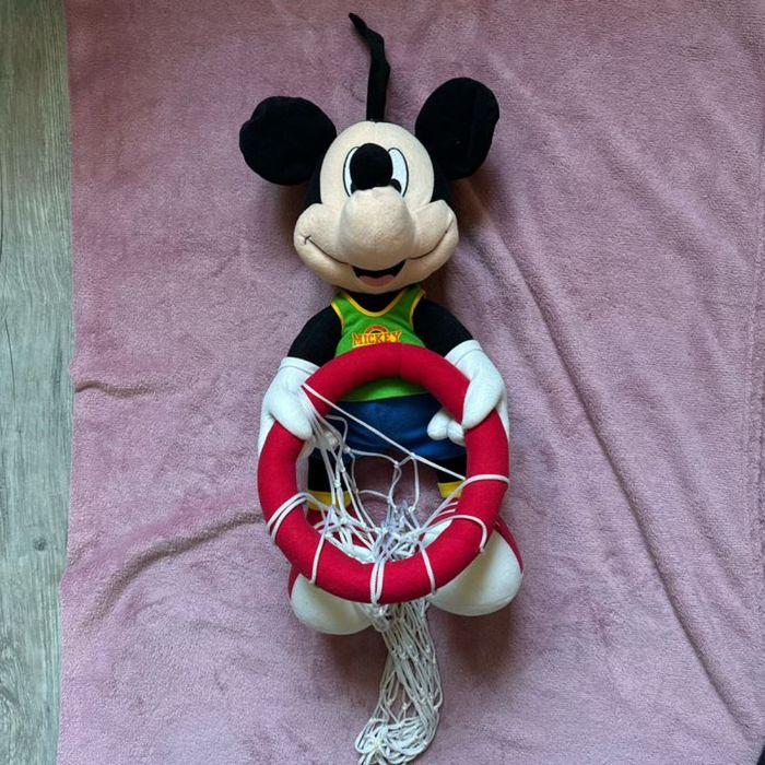 Peluche Mickey Panier de basket - photo numéro 1