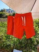 Lot short rouge jumeaux