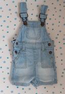 Salopette short en jean