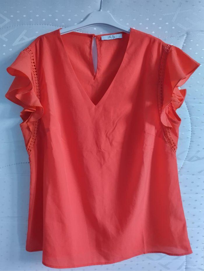 Haut manche courte  100% polyester vila joy en taille XL - photo numéro 1