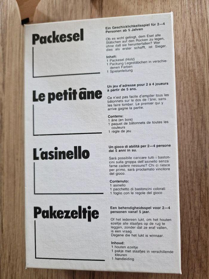 Jeu le petit bourriquot / Le petit âne / Jeu d'adresse - photo numéro 4