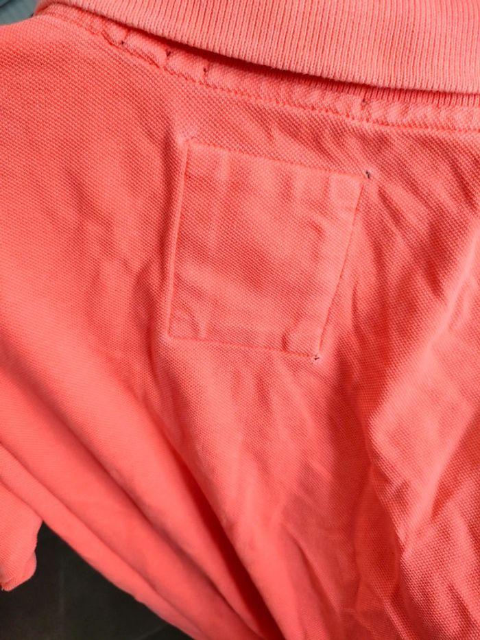 Polo Superdry corail style vintage destroyed taille L - photo numéro 5