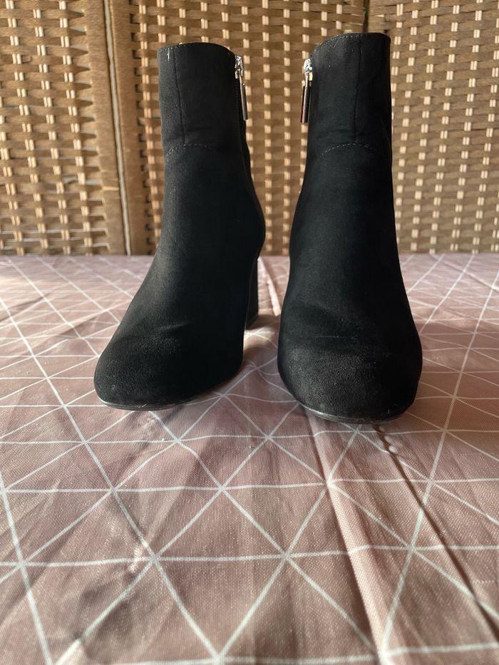 Bottines Zara  Trafaluc nubuck noir - photo numéro 4