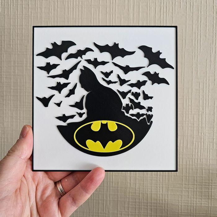 Figurine Tableau Batman 15x15cm FanArt - photo numéro 5