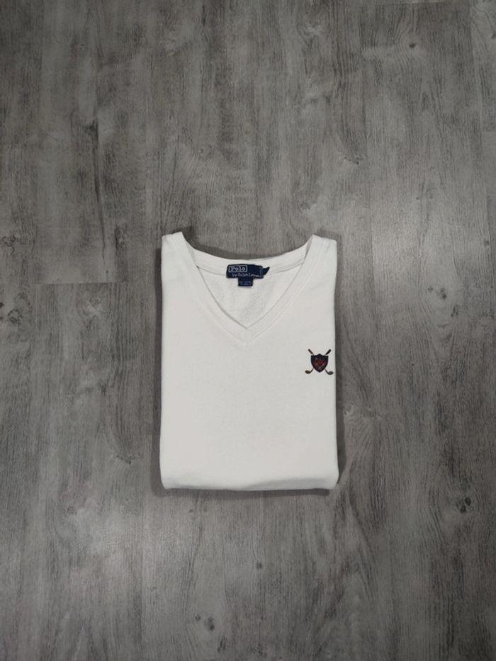 Pull Ralph Lauren Sans Manches Logo Club De Golf Brodé Taille XL Homme - photo numéro 1