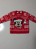 Pull de Noël Mickey 12 mois