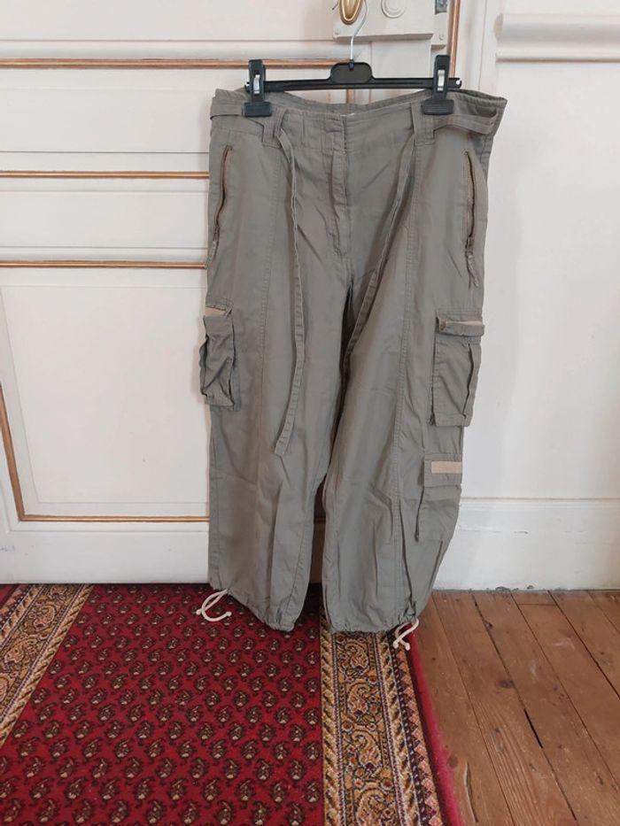 Pantalon cargo kaki - photo numéro 1