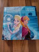 Livre avec puzzles Reine des neiges