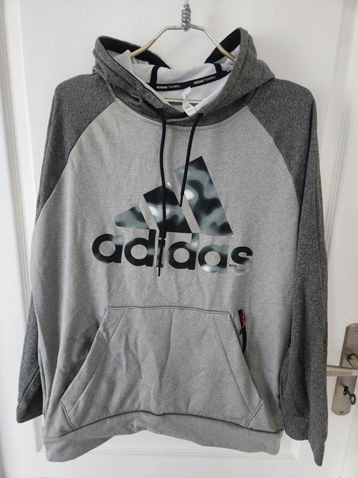 Sweat Homme Gris Adidas T.L - photo numéro 1