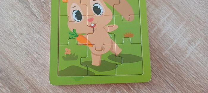 Jouet : lot de 2 puzzles bébé/enfant en bois, 12 pièces chacun - photo numéro 9