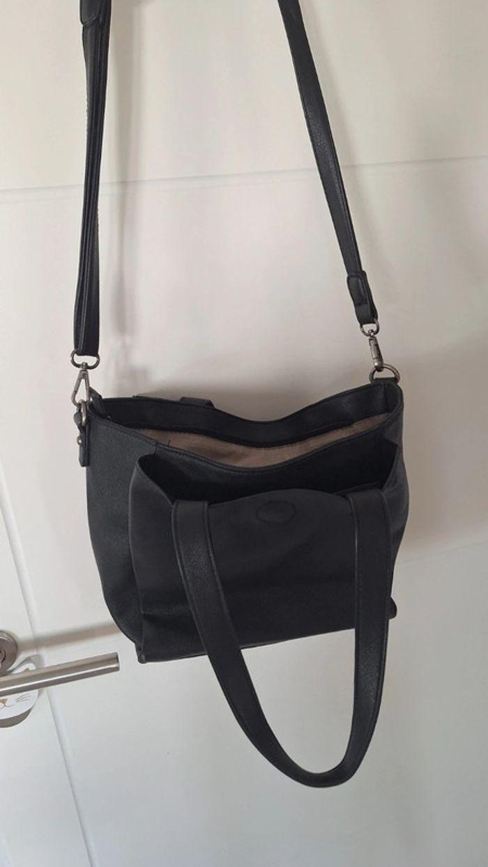 Sac à main noir avec multiples poches - photo numéro 3