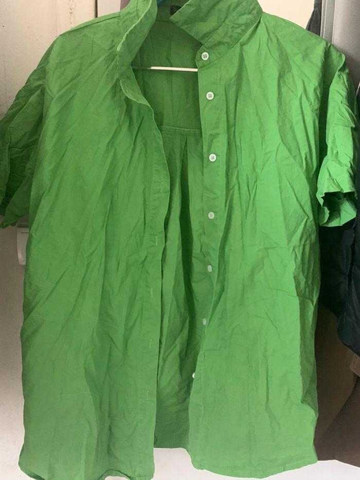 Chemise verte sans manche - photo numéro 2