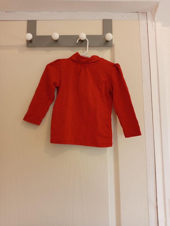 Sous pull rouge mixte Kiabi 3 ans - photo numéro 1