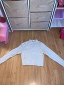 Pull beige blanc crème taille S H&M