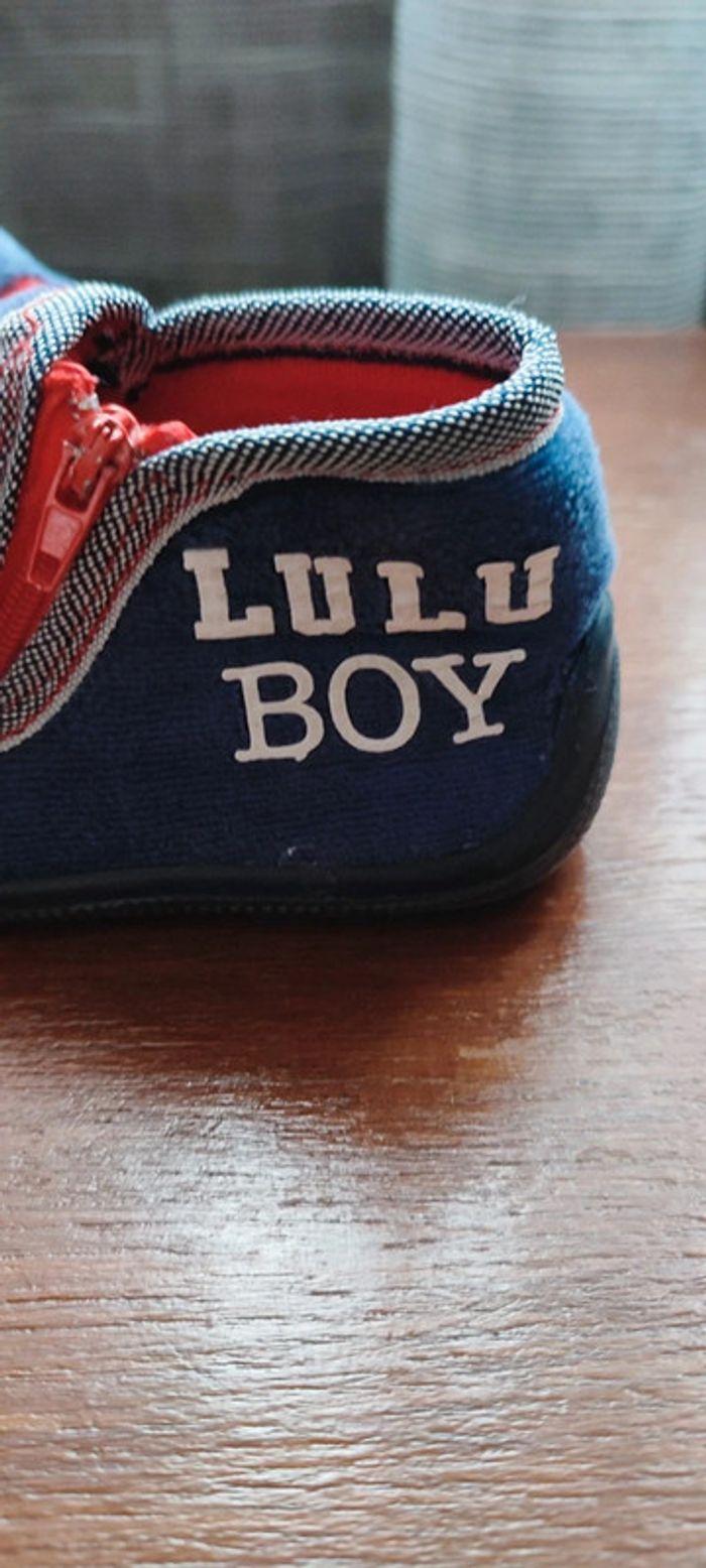 Pantoufles lulu boy portées 3 fois taille 19 - photo numéro 5