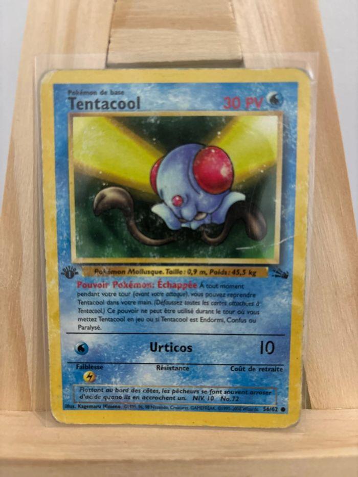 Carte Pokémon tentacool 56/62 1ere édition - photo numéro 1