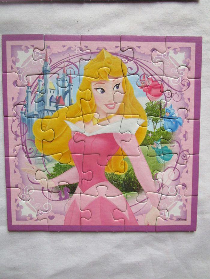 Lot de 4 puzzles princesses Disney - photo numéro 2