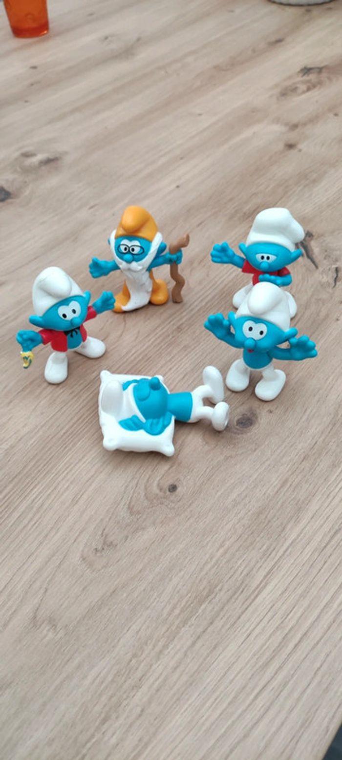 Lot de 5 figurines Schtroumpfs - photo numéro 4