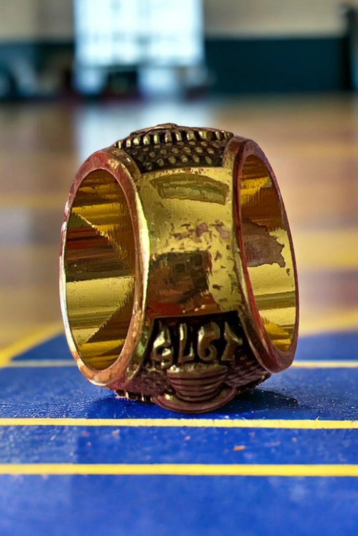 1975 NBA Golden State Warriors Basketball Champions Ring Bague - photo numéro 6