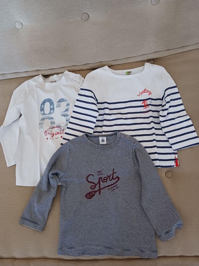 lot tee shirt manches longues 3 ans - photo numéro 1