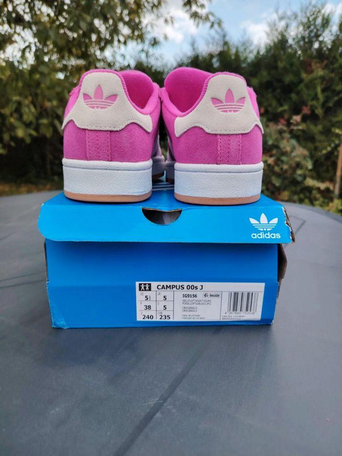 Adidas campus 00s J semi lucid fuschia - photo numéro 5