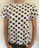 t-shirt à pois