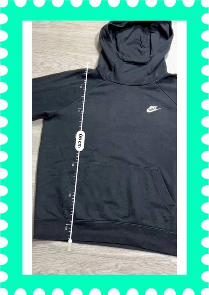 👕 Sweat à capuche Nike logo brodé Noir Taille L 👕 - photo numéro 2